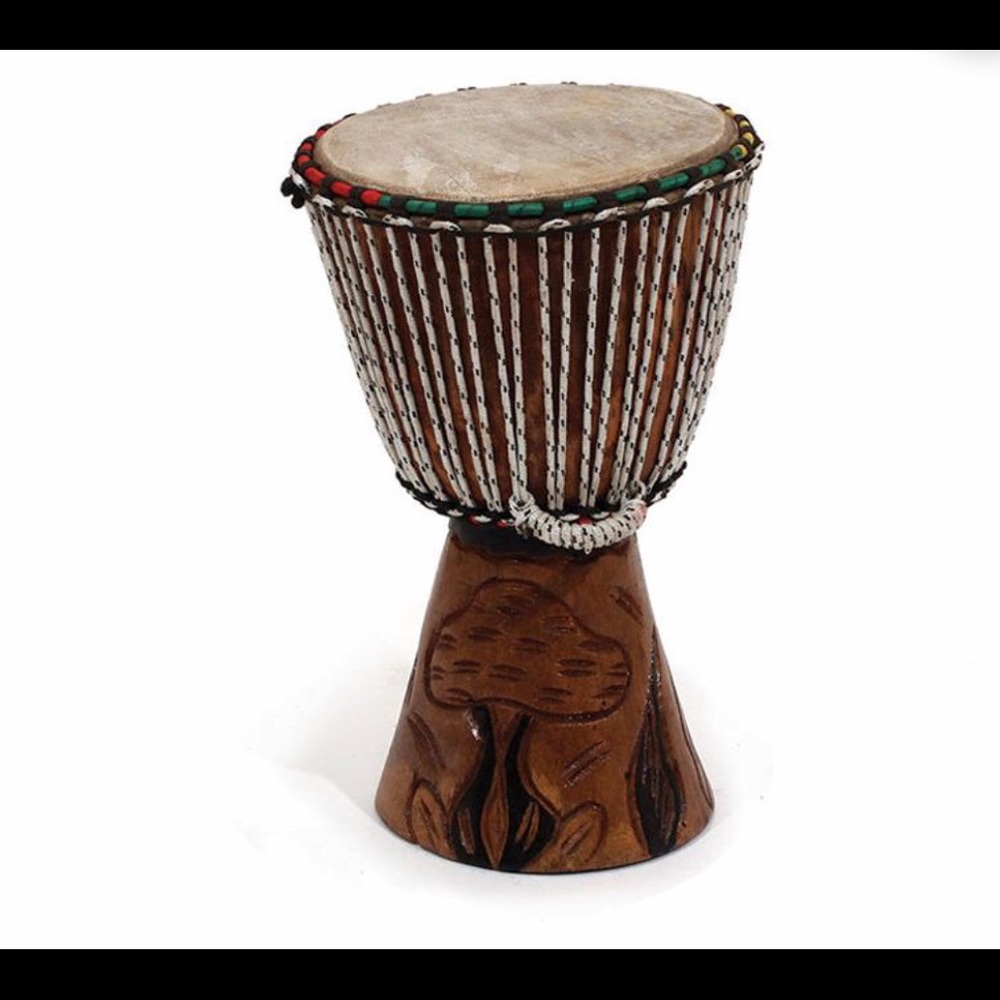 Handmade African Djembe Drum ~ Medium Size - Picture 1 of 2